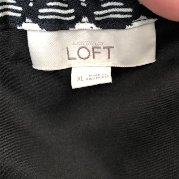 Ann Taylor LOFT Black & White Pencil Skirt Size XL - Picture 5 of 5